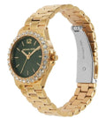  Shop Authentic Michael Kors Lennox Quartz Green Dial Gold Steel Strap Watch For Women - MK7395 - Luxxuri