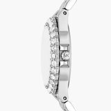  Shop Authentic Michael Kors Lennox Three-Hand Blue Dial Silver Steel Strap Watch For Women - MK7397 - Luxxuri