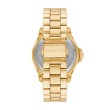  Shop Authentic Michael Kors Everest Three Hand Mother of Pearl White Dial Gold Steel Strap Watch For Women - MK7401 - Luxxuri