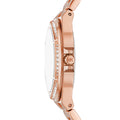  Shop Authentic Michael Kors Lennox Three Hand Rose Gold Dial Rose Gold Steel Strap Watch For Women - MK7230 - Luxxuri