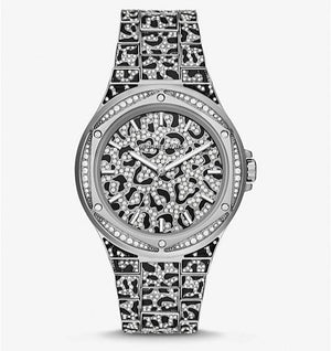  Shop Authentic Michael Kors Lennox Analog Crystals Silver Dial Silver Steel Strap Watch For Women - MK7408 - Luxxuri