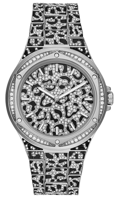  Shop Authentic Michael Kors Lennox Analog Crystals Silver Dial Silver Steel Strap Watch For Women - MK7408 - Luxxuri