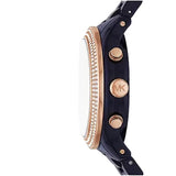  Shop Authentic Michael Kors Runway Chronograph Blue Dial Blue Steel Strap Watch for Women - MK7423 - Luxxuri