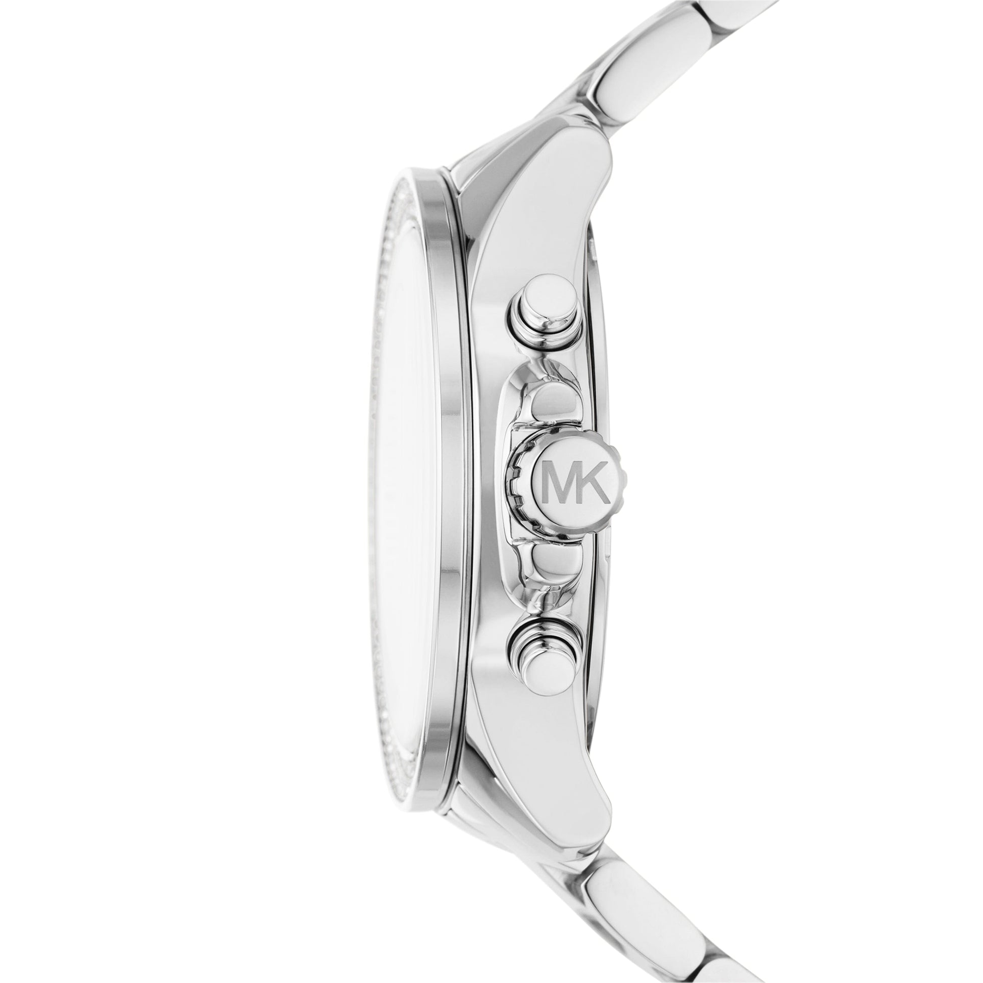  Shop Authentic Michael Kors Wren Chronograph Silver Dial Silver Steel Strap Watch for Women - MK7429 - Luxxuri