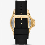  Shop Authentic Michael Kors Everest Three-Hand Crystals Black Dial Black Rubber Strap Watch for Women - MK7440 - Luxxuri