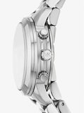  Shop Authentic Michael Kors Runway 18K Rhodium Plated Triple Wrap Silver Dial Silver Steel Strap Watch for Women - MK7451 - Luxxuri