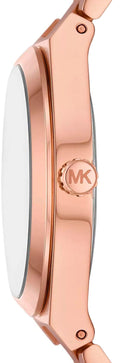  Shop Authentic Michael Kors Lennox Analog Pink Dial Rose Gold Steel Strap Watch for Women - MK7462 - Luxxuri