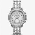  Shop Authentic Michael Kors Sage Pavé Limited Edition Crystals Silver Dial Silver Steel Strap Watch for Women - MK7483LE - Luxxuri