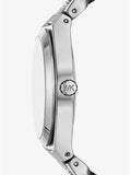  Shop Authentic Michael Kors Lennox Pave Three-Hand Crystals Silver Dial Silver Steel Strap Watch for Women - MK7488 - Luxxuri