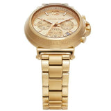  Shop Authentic Michael Kors Maren Chronograph Gold Dial Gold Steel Strap Watch for Women - MK7493 - Luxxuri