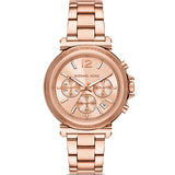  Shop Authentic Michael Kors Maren Chronograph Rose Gold Dial Rose Gold Steel Strap Watch for Women - MK7494 - Luxxuri