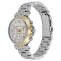 Michael Kors Maren Chronograph Silver Dial Silver Steel Strap Watch for Women - MK7495