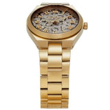  Shop Authentic Michael Kors Lennox Three-Hand Gold Dial Gold Steel Strap Watch for Women - MK7500 - Luxxuri
