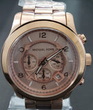 Shop Authentic Michael Kors Runway Chronograph Rose Gold Dial Rose Gold Steel Strap Watch for Men - MK8096 - Luxxuri