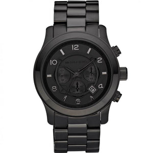  Shop Authentic Michael Kors Runway Chronograph Black Dial Black Steel Strap Watch for Men - MK8157 - Luxxuri