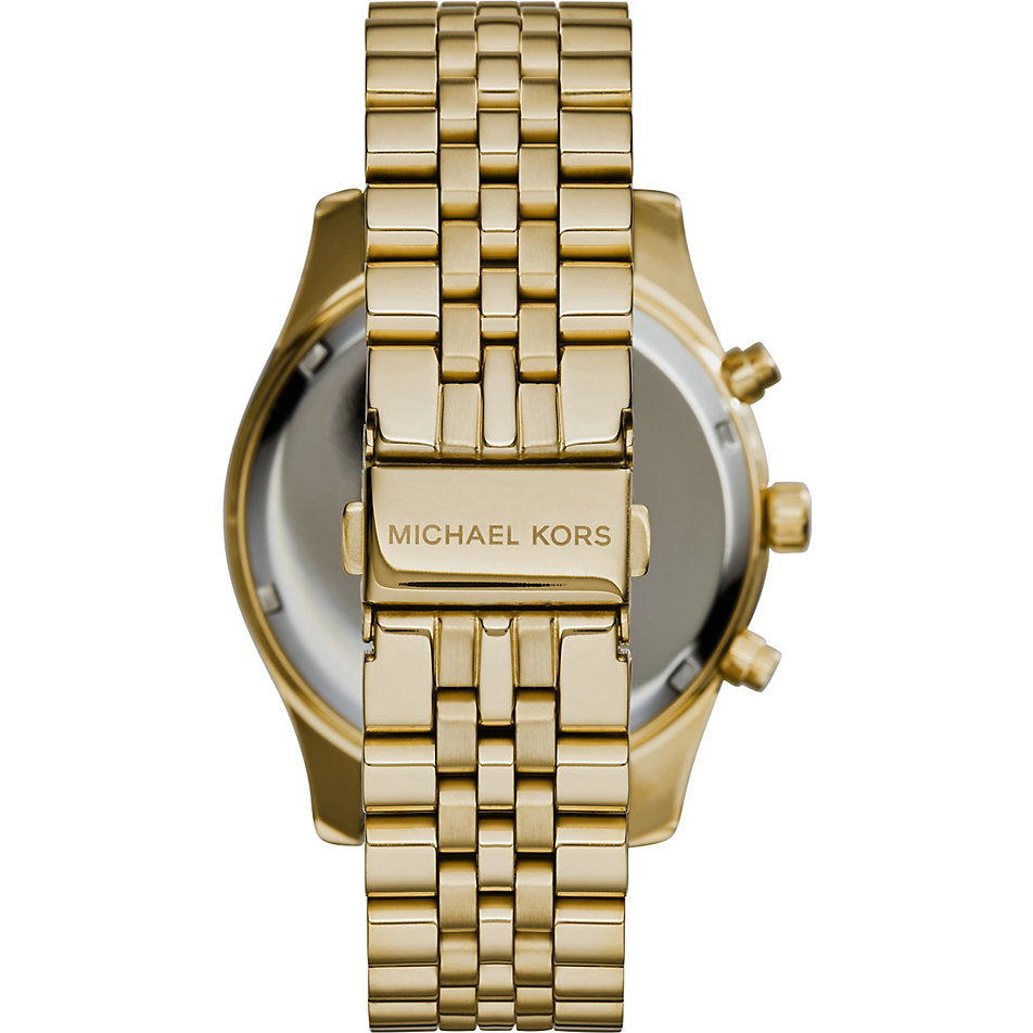  Shop Authentic Michael Kors Lexington Gold Dial Gold Steel Strap Watch for Men - MK8281 - Luxxuri