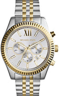  Shop Authentic Michael Kors Lexington Silver Dial Two Tone Steel Strap Watch for Men - MK8344 - Luxxuri