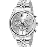  Shop Authentic Michael Kors Lexington Silver Dial Silver Steel Strap Watch for Men - MK8405 - Luxxuri
