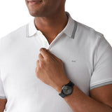  Shop Authentic Michael Kors Slim Runway Black Dial Black Steel Strap Watch for Men - MK8507 - Luxxuri