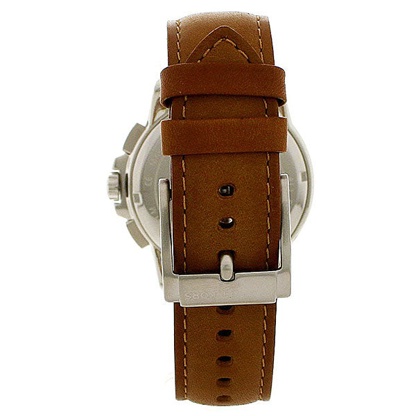  Shop Authentic Michael Kors Ryker Chronograph Analog Blue Dial Brown Leather Strap Watch For Men - MK8518 - Luxxuri