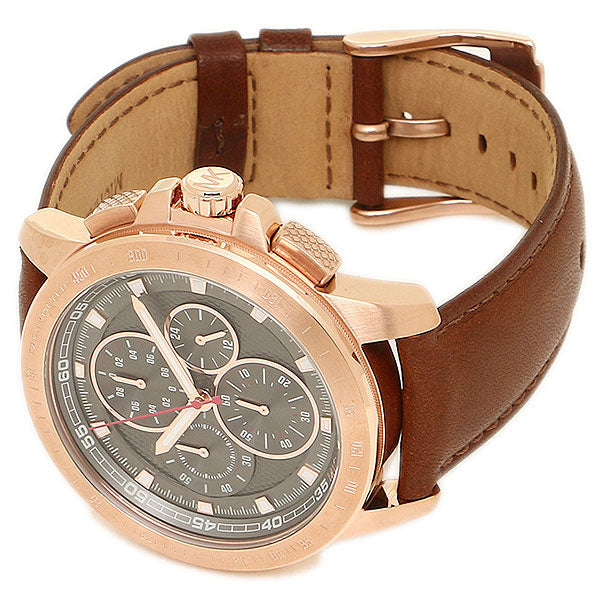  Shop Authentic Michael Kors Ryker Analog Gray Dial Brown Leather Strap Watch For Men - MK8519 - Luxxuri