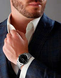  Shop Authentic Michael Kors Slim Runway Analog Black Dial Silver Mesh Bracelet Watch For Men - MK8606 - Luxxuri