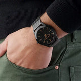  Shop Authentic Michael Kors Slim Runway Black Dial Black Mesh Strap Watch for Women - MK8607 - Luxxuri