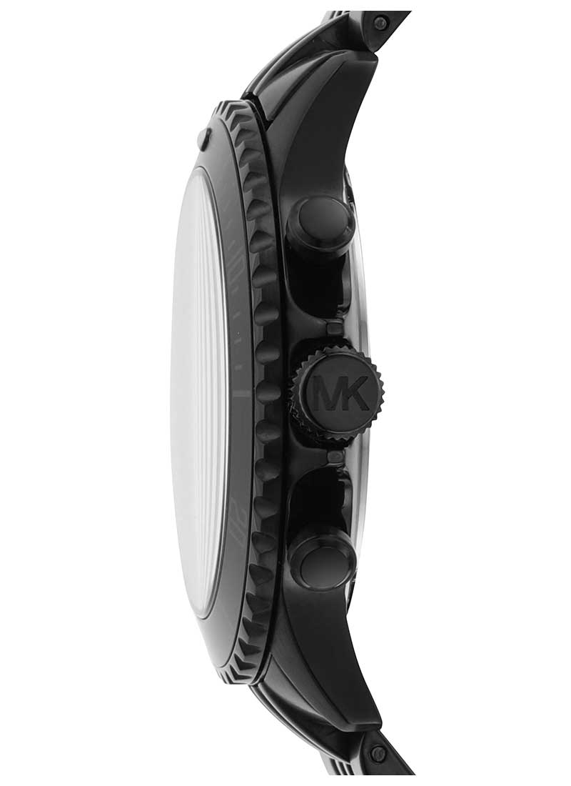  Shop Authentic Michael Kors Bayville Chronograph Black Dial Black Steel Strap Watch For Men - MK8750 - Luxxuri