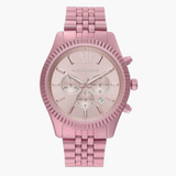  Shop Authentic Michael Kors Lexington Chronograph Pink Dial Pink Steel Strap Watch for Women - MK8792 - Luxxuri