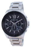  Shop Authentic Michael Kors Brecken Chronograph Black Dial Silver Steel Strap Watch For Men - MK8847 - Luxxuri