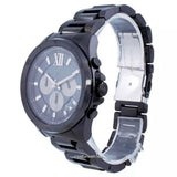  Shop Authentic Michael Kors Brecken Chronograph Black Dial Black Steel Strap Watch For Men - MK8858 - Luxxuri