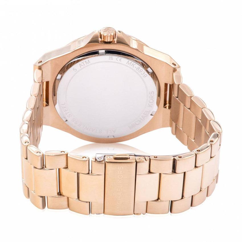  Shop Authentic Michael Kors Lennox Three-Hand Quartz Gold Dial Gold Steel Strap Watch For Men - MK8939 - Luxxuri