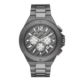  Shop Authentic Michael Kors Lennox Chronograph Quartz Grey Dial Grey Steel Strap Watch For Men - MK9102 - Luxxuri