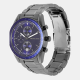  Shop Authentic Michael Kors Accelerator Chronograph Blue Dial Grey Steel Strap Watch For Men - MK9111 - Luxxuri