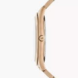 Shop Authentic Michael Kors Slim Runway Three-Hand Gold Dial Gold Steel Strap Watch for Women - MK9122 - Luxxuri