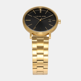  Shop Authentic Michael Kors Blake Quartz Black Dial Gold Steel Strap Watch for Men - MK9136 - Luxxuri