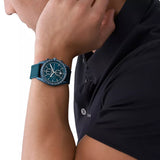  Shop Authentic Michael Kors Accelerator Chronograph Blue Dial Blue Nylon Strap Watch for Men - MK9142 - Luxxuri