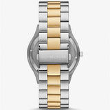  Shop Authentic Michael Kors Slim Runway Quartz Green Dial Two Tone Steel Strap Watch for Women - MK9149 - Luxxuri