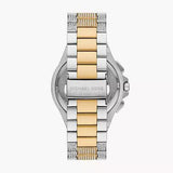  Shop Authentic Michael Kors Lennox Pave Crystals Chronograph White Dial Two Tone Steel Strap Watch for Men - MK9150 - Luxxuri