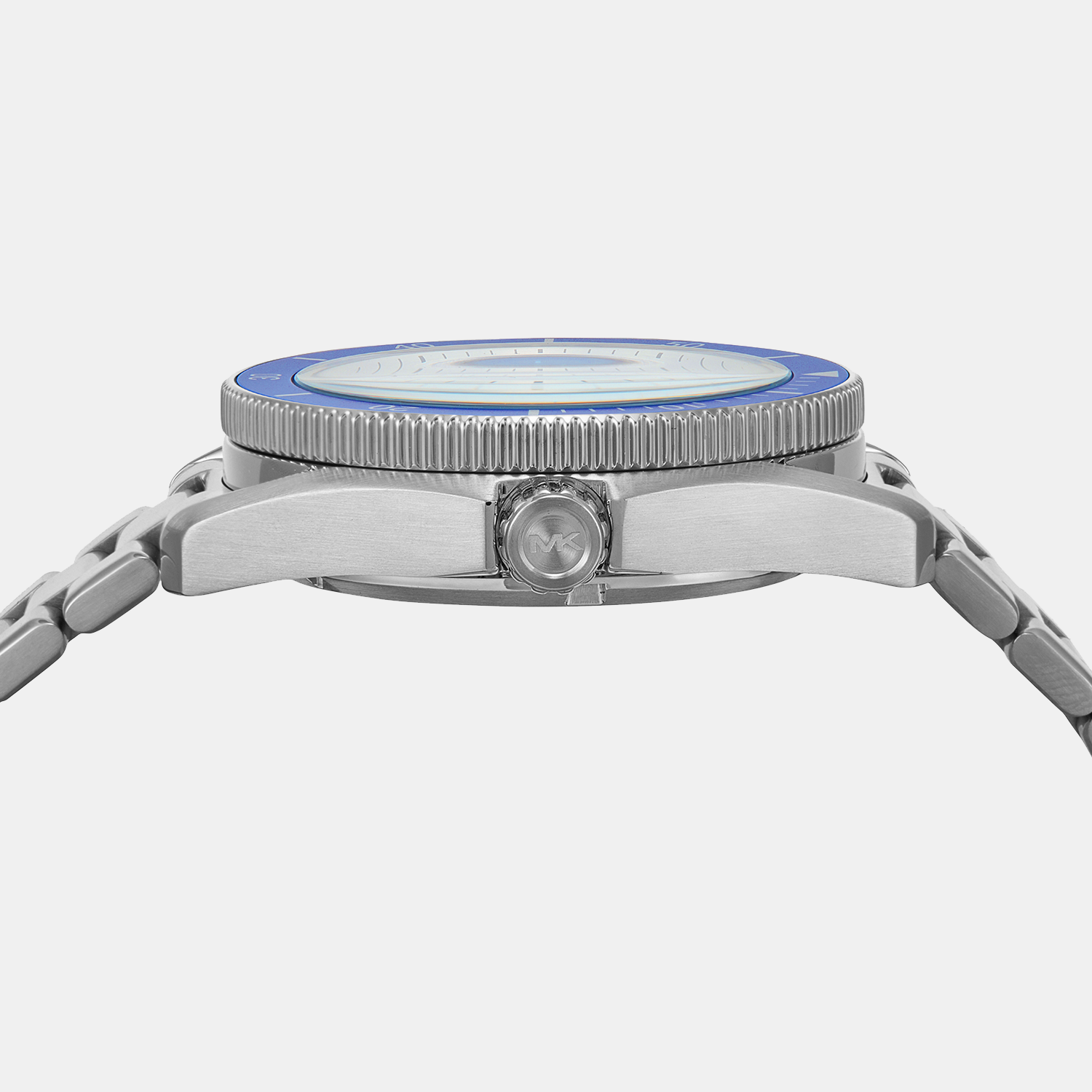  Shop Authentic Michael Kors Maritime Three-Hand Blue Dial Silver Steel Strap Watch for Men - MK9160 - Luxxuri