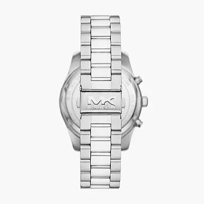  Shop Authentic Michael Kors Lexington Chronograph Blue Dial Silver Steel Strap Watch for Men - MK9165 - Luxxuri