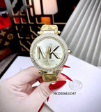 Shop Authentic Michael Kors Parker Three Hand Gold Dial Brown Leather Strap Watch For Women - MK2973 - Luxxuri