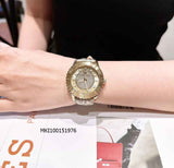  Shop Authentic Michael Kors Runway Three Hand Quartz Gold Dial Brown Leather Strap Watch For Women - MK6999 - Luxxuri