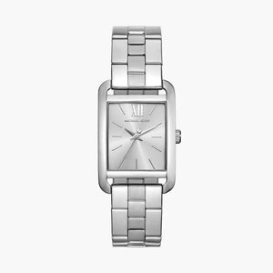  Shop Authentic Michael Kors Monroe Three Hand Silver Dial Silver Steel Strap Watch for Women - MKO1033 - Luxxuri