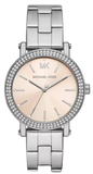  Shop Authentic Michael Kors Corey Three Hand Pink Dial Silver Steel Strap Watch for Women - MKO1050 - Luxxuri