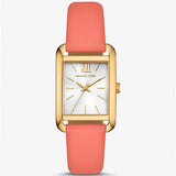  Shop Authentic Michael Kors Petite Monroe White Dial Orange Leather Strap Watch for Women - MKO1060 - Luxxuri
