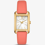  Shop Authentic Michael Kors Petite Monroe White Dial Orange Leather Strap Watch for Women - MKO1060 - Luxxuri