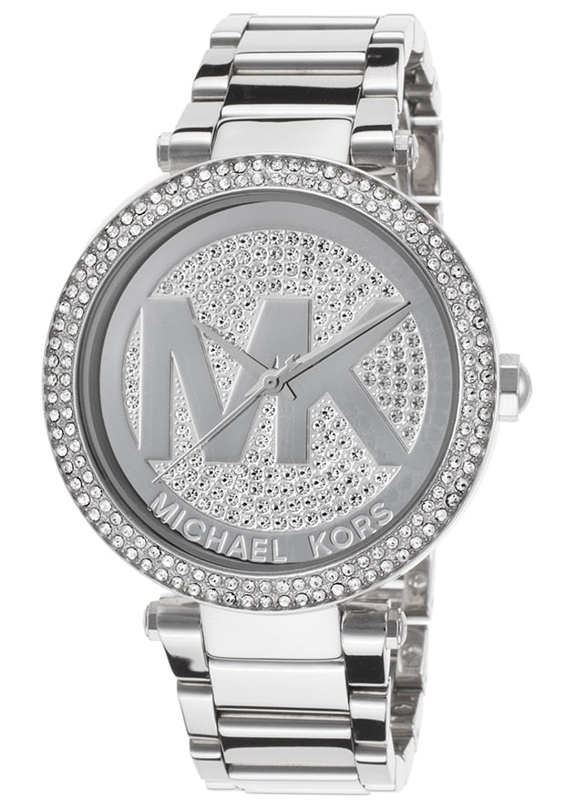  Shop Authentic Michael Kors Parker Silver Dial Silver Steel Strap Watch for Women - MK5925 - Luxxuri