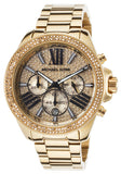  Shop Authentic Michael Kors Wren Chronograph Crystal Pave Gold Dial Gold Steel Strap Watch for Women - MK6095 - Luxxuri