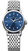  Shop Authentic Maurice Lacroix Eliros Diamonds Blue Dial Silver Steel Strap Watch For Women - EL1094-SS002-450-1 - Luxxuri